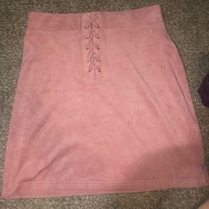 Pink skirt